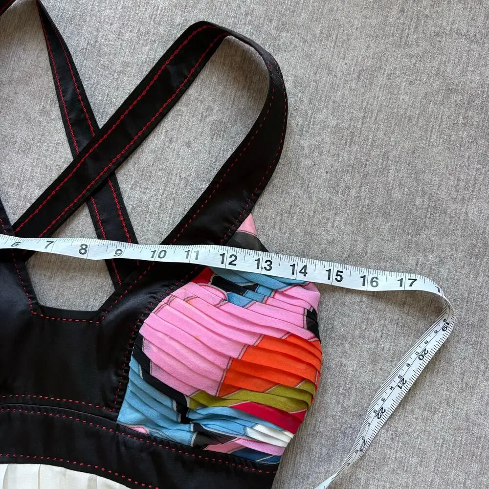 Sue Wong Strappy Silk Dress - Picture 5 of 8